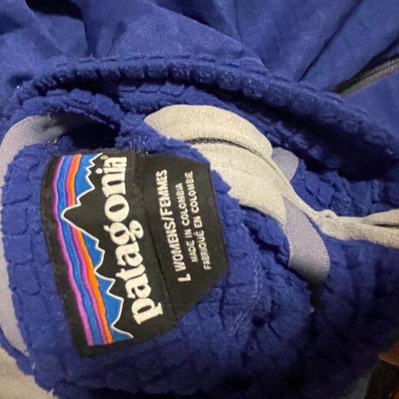 Blue Patagonia R1 Full Zip Jacket Women's L - Picture 2 of 2